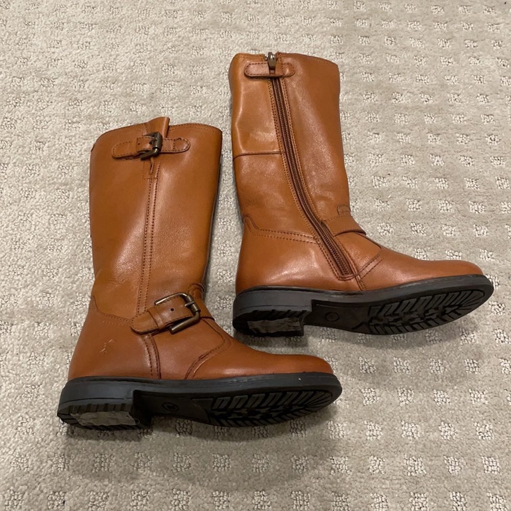 Joules Darcy leather knee high riding boot size 28
